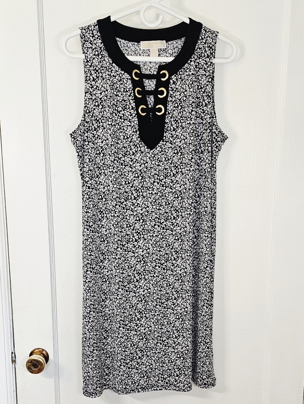 Michael Kors Floral Print Sleeveless Dress